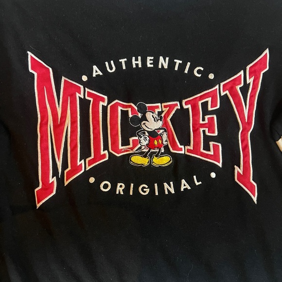 Vintage Disney Black and White Mickey Mouse Crewneck Size Large - Picture 5 of 12